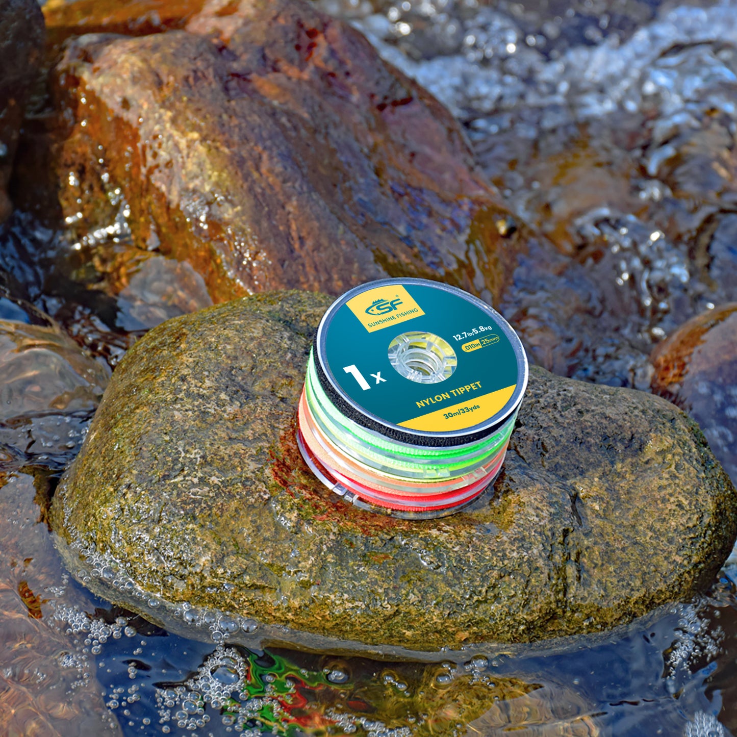 SF Clear Nylon Tippet Line with Holder Fly Fishing
