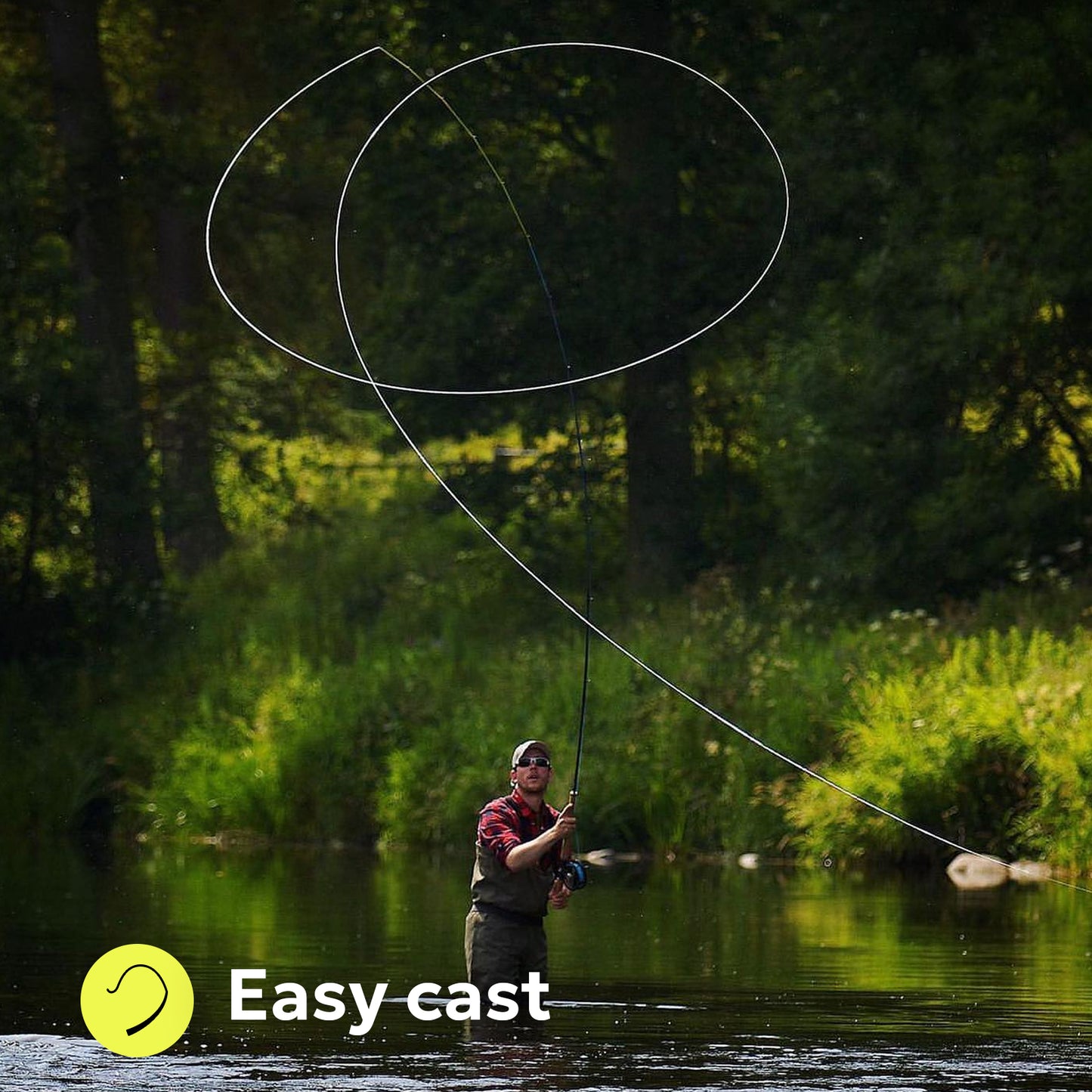 SF Fly Fishing Sinking Tip Line (Flour Yellow and Black)