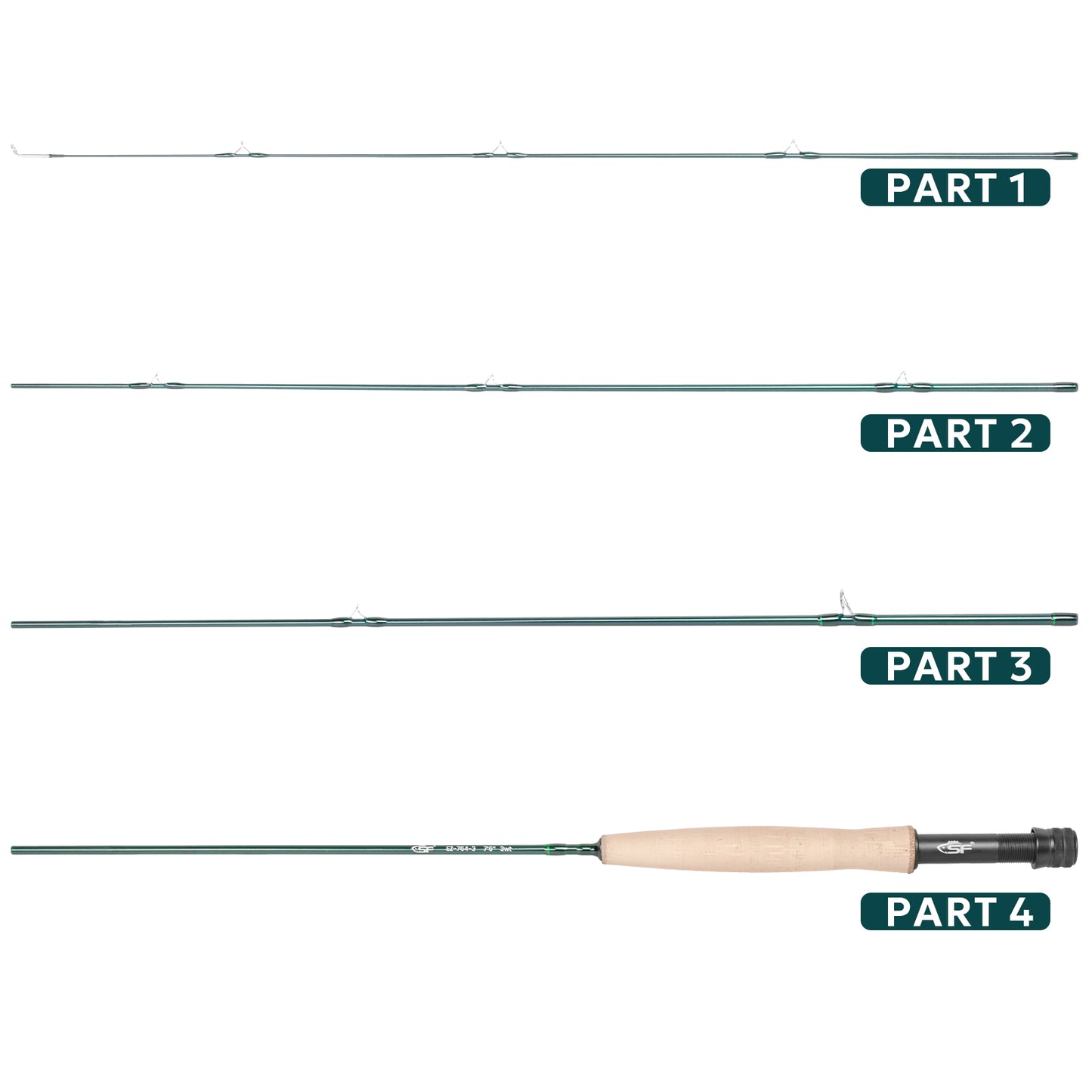SF Fly Fishing Rod EZ Repacement Cost for Shipping and Handing