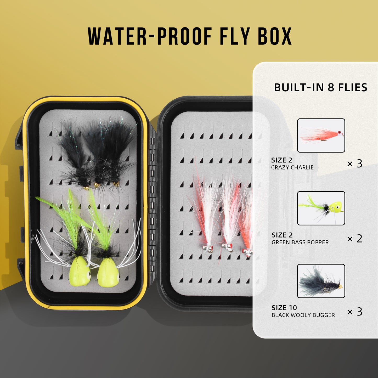 SF Fly Fishing Medium-Fast Action Rod Combo Kit 4 Piece 7/8wt 9FT for New and Younger Anglers