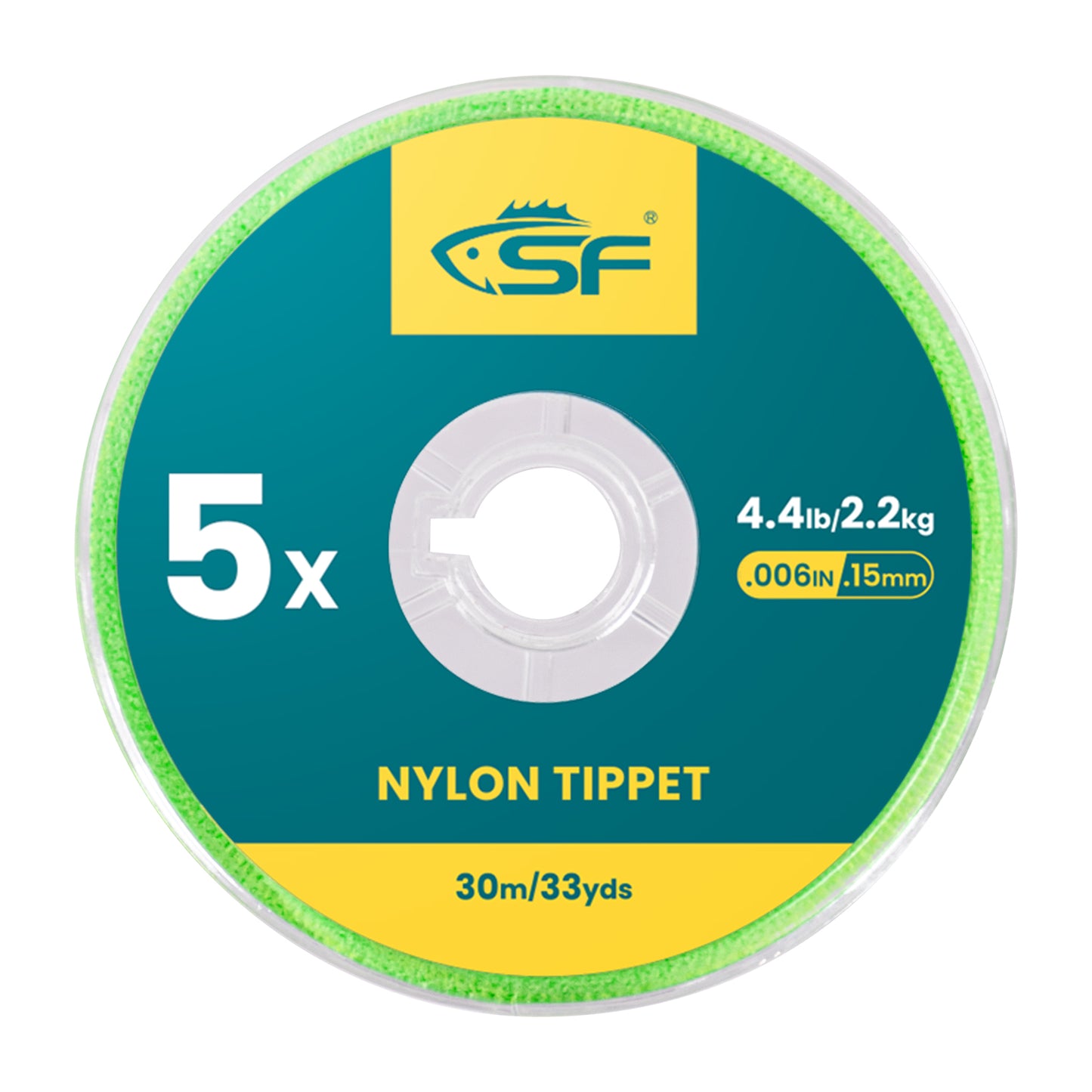 SF Clear Nylon Tippet Line with Holder Fly Fishing
