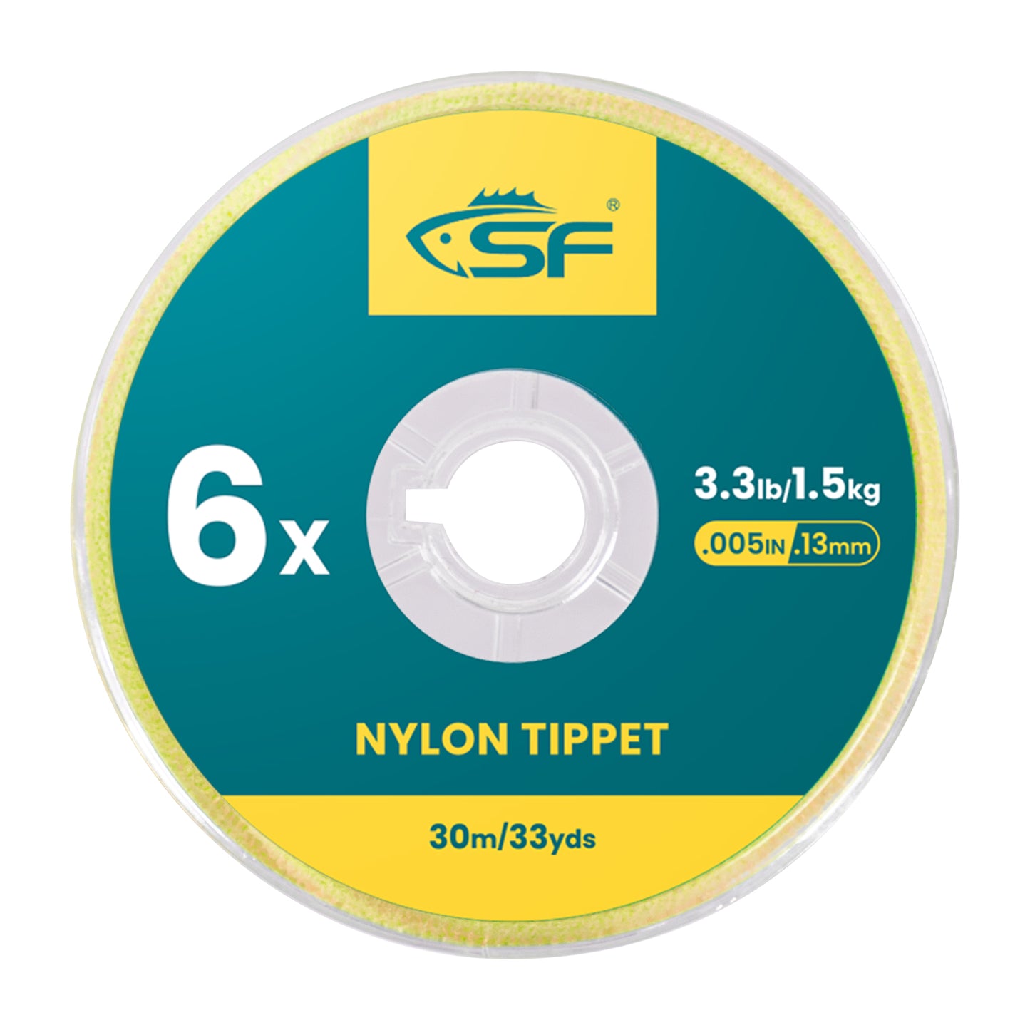 SF Clear Nylon Tippet Line with Holder Fly Fishing