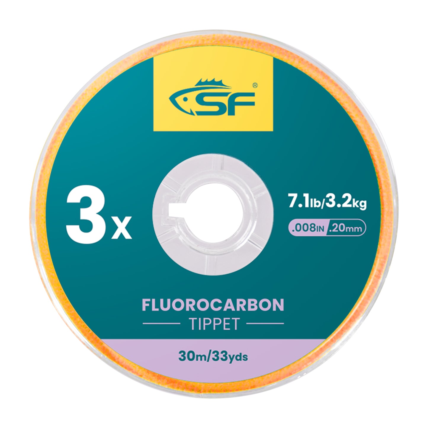 SF Clear Fluorocarbon Fly Fishing Tippet Line