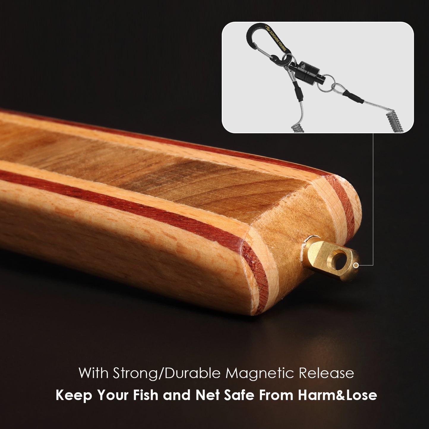 SF Fly Fishing Landing Rubber Net Tear Drop