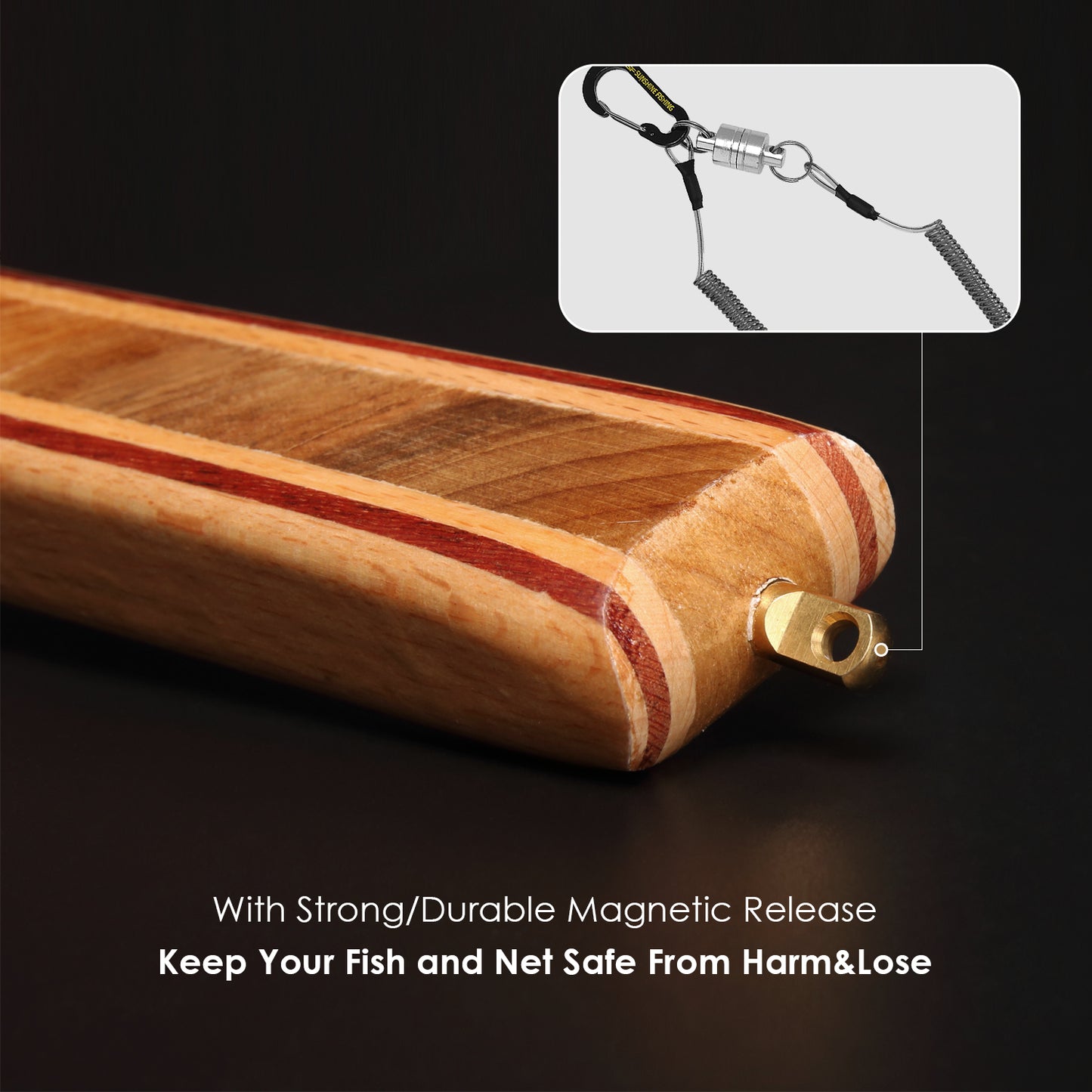 SF Fly Fishing Landing Rubber Net Tear Drop