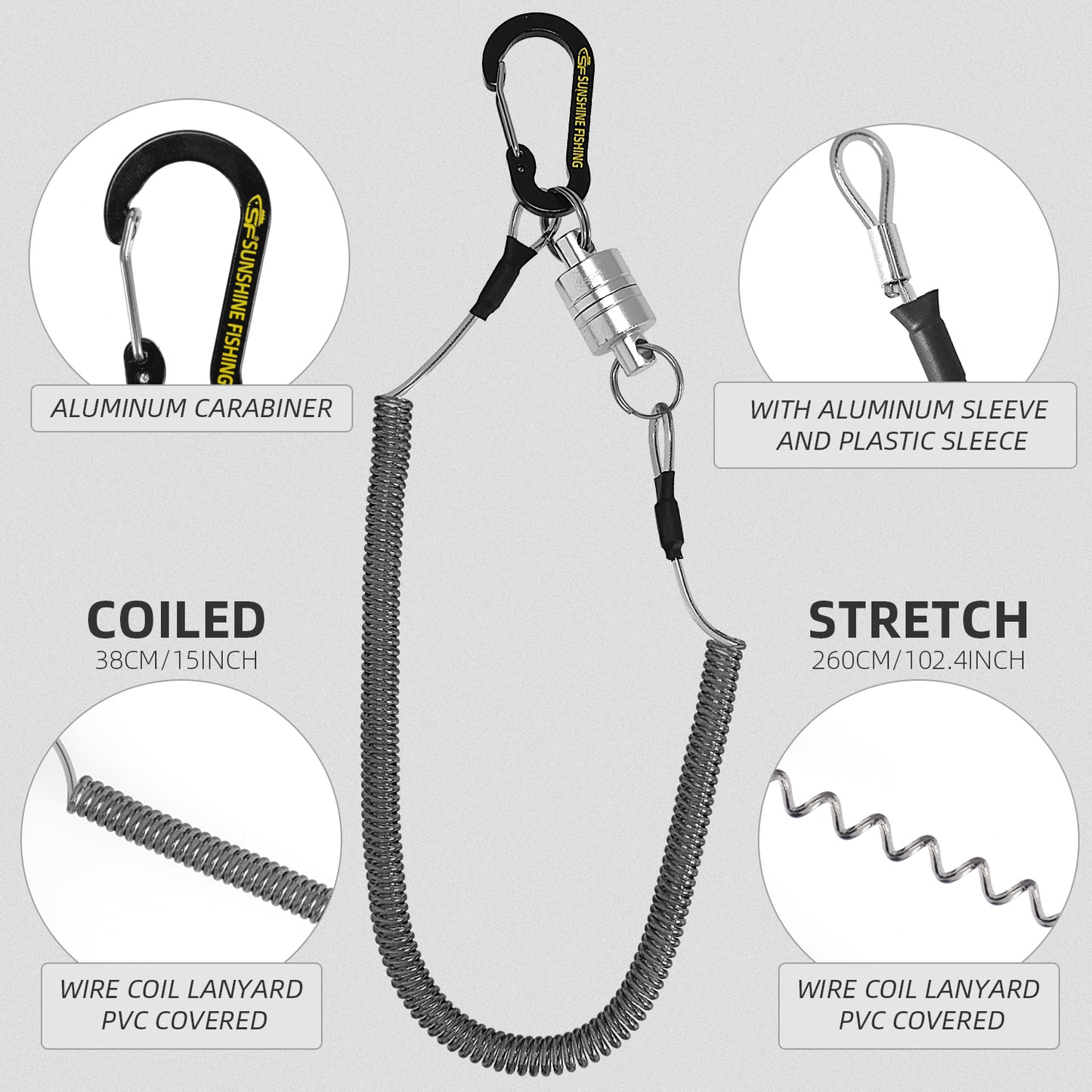 SF Fly Fishing Landing Rubber Net Tear Drop
