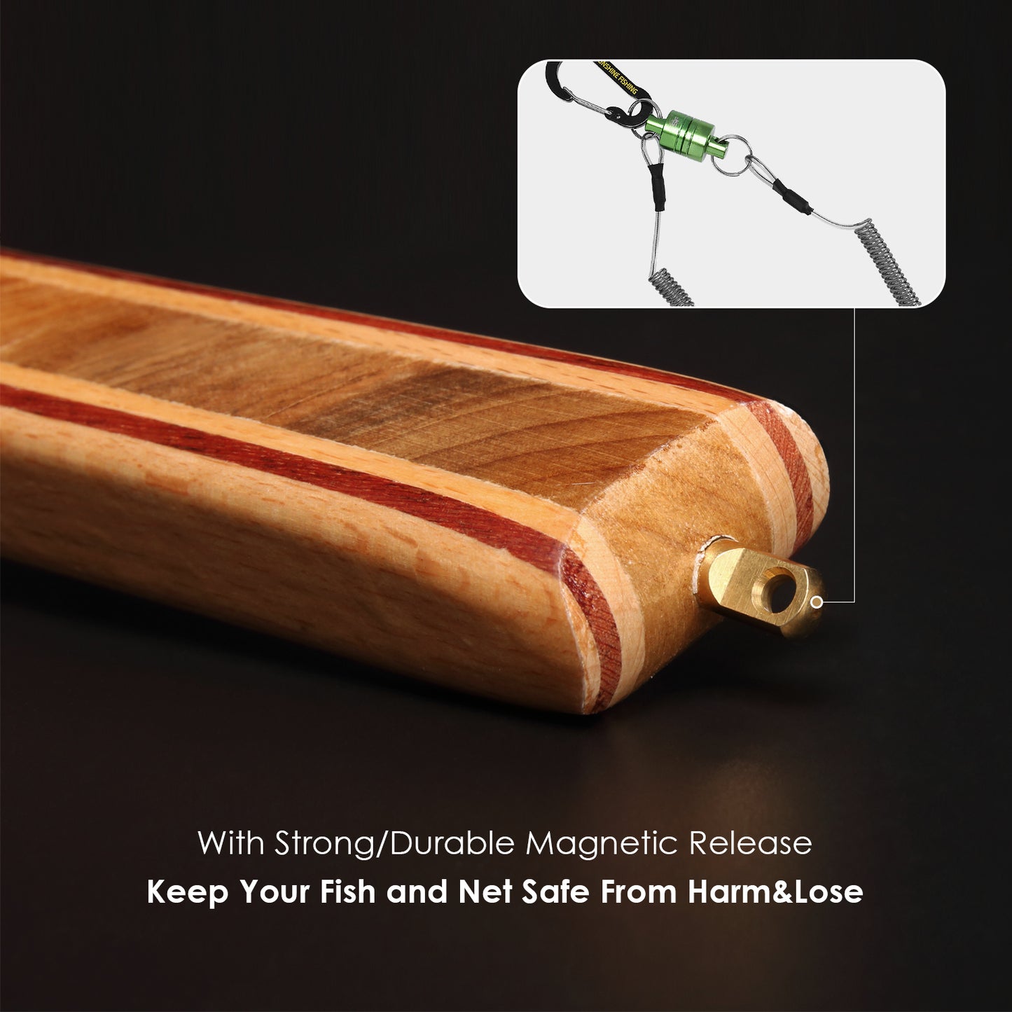 SF Fly Fishing Landing Rubber Net Tear Drop