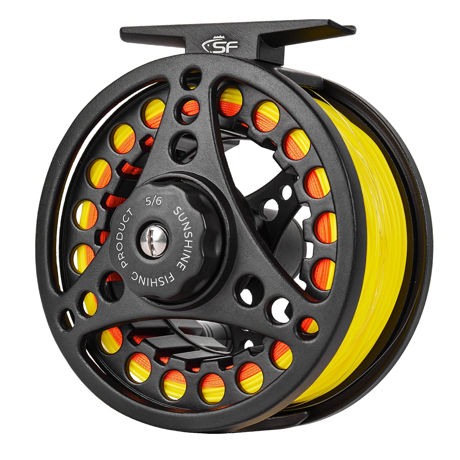 SF Large Arbor Fly Fishing Reel 5/6wt Aluminum Alloy Body Die-Cast Mat