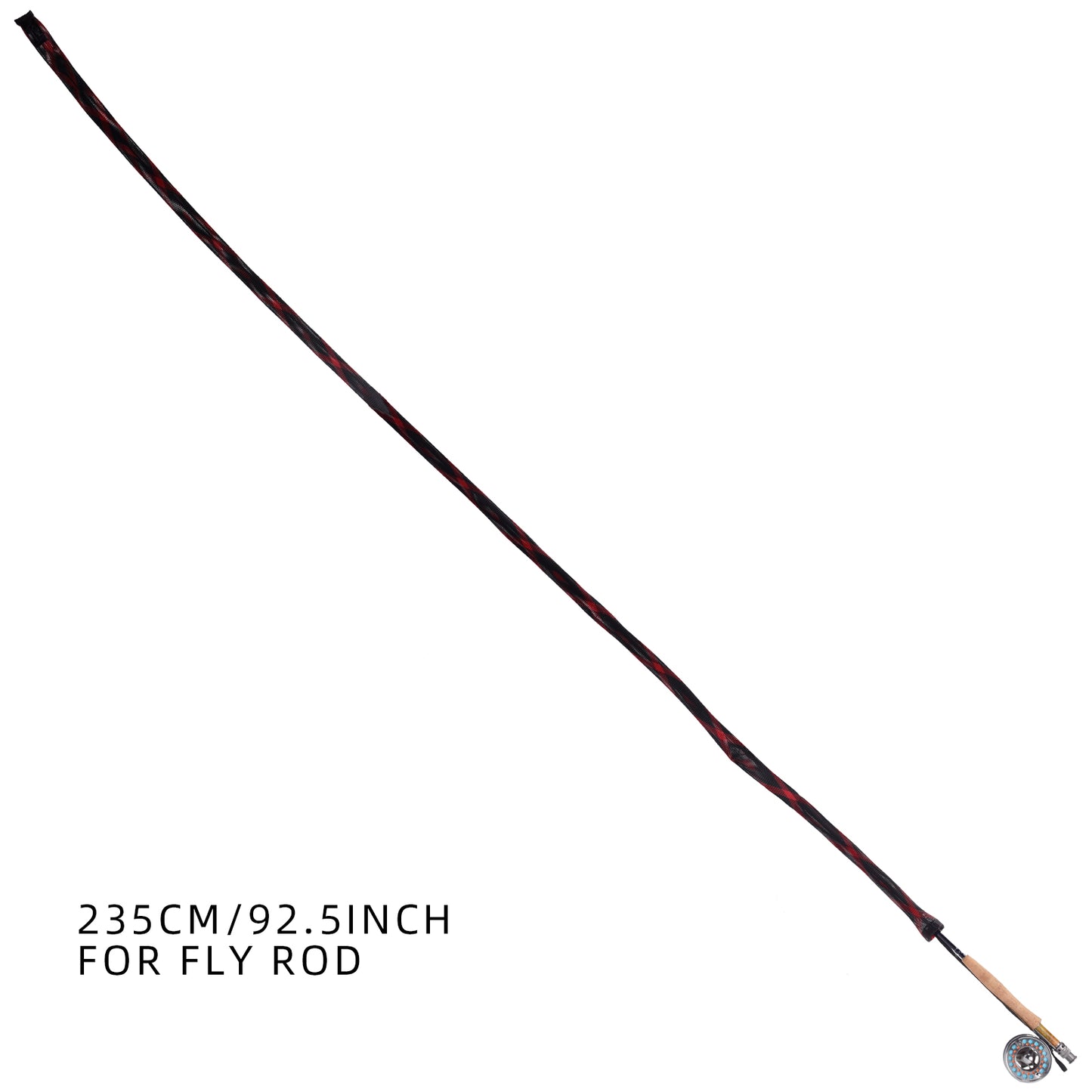 SF Fly Rod Cover Braided Mesh Rod Sleeve Half and Full Size