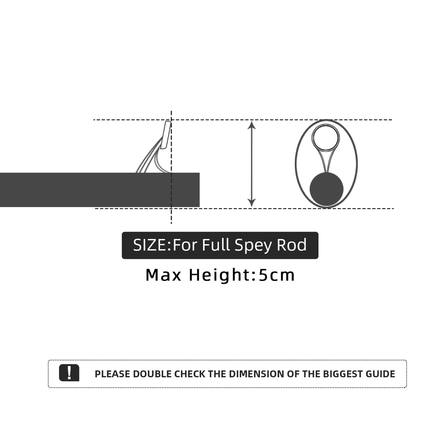 SF Fly Fishing Spey Rod Sleeve