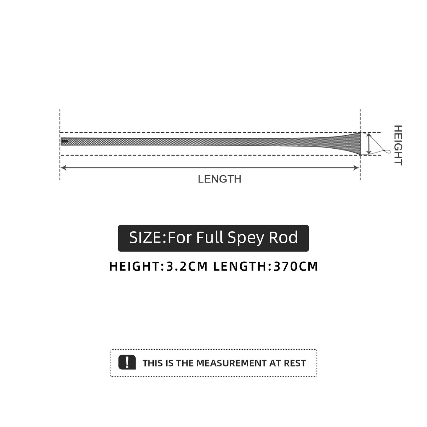SF Fly Fishing Spey Rod Sleeve