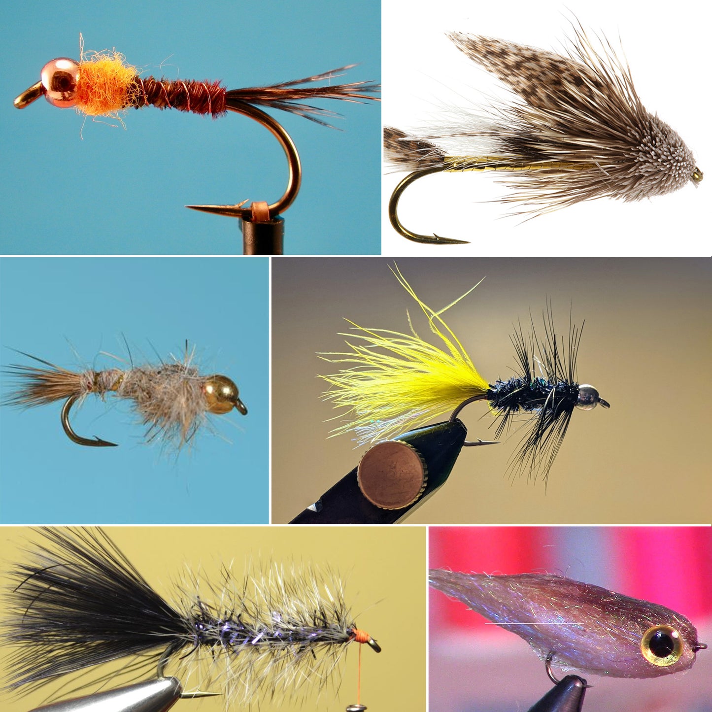 SF Nymph Streamer Dry Fly Tying Hooks 3XL with Mini Storage Box #8 #14 100Pcs