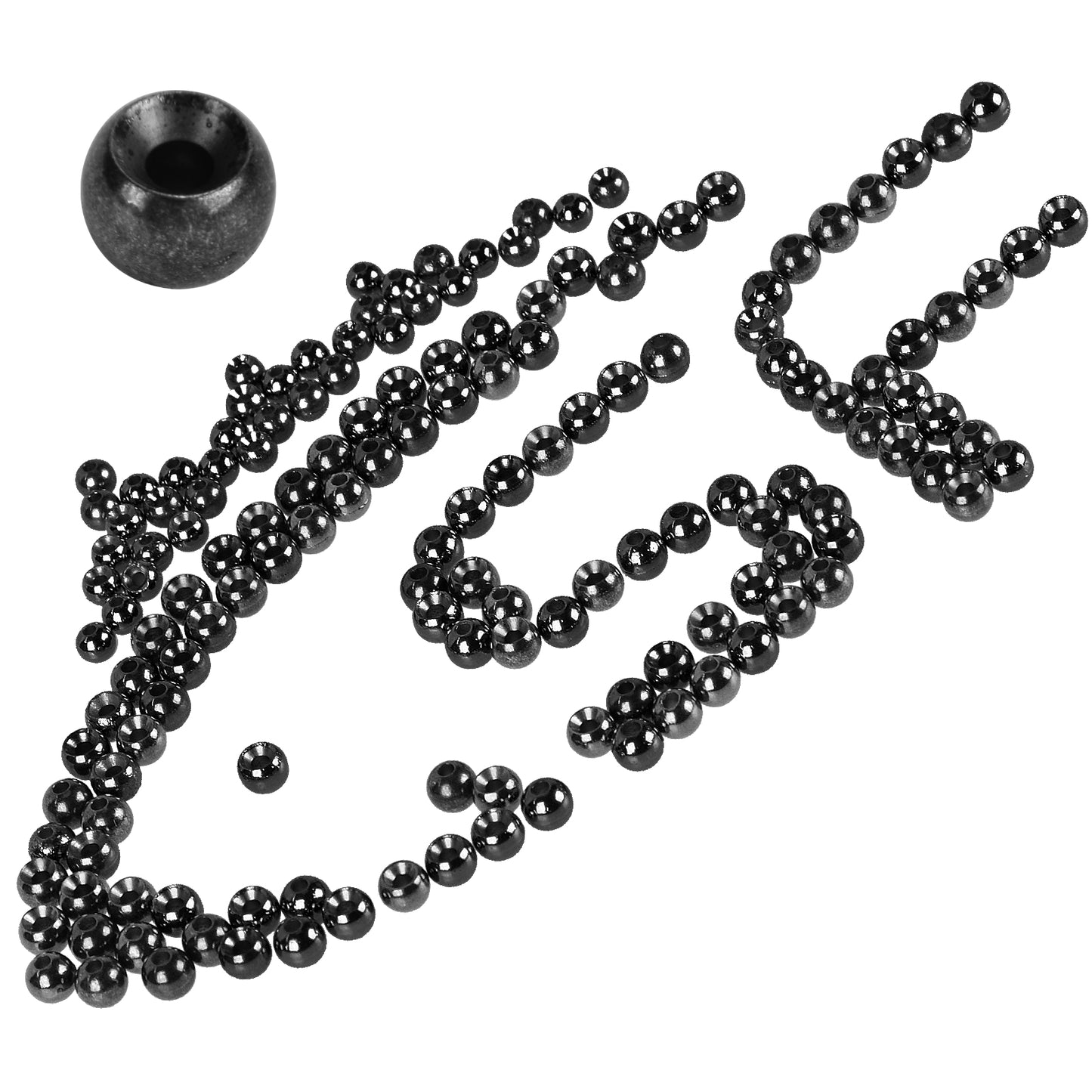 SF Cyclops Tungsten Bead Head Eyes(25 Pieces/pack)