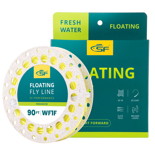 SF Fly Fishing Floating Line (Fluo Yellow)