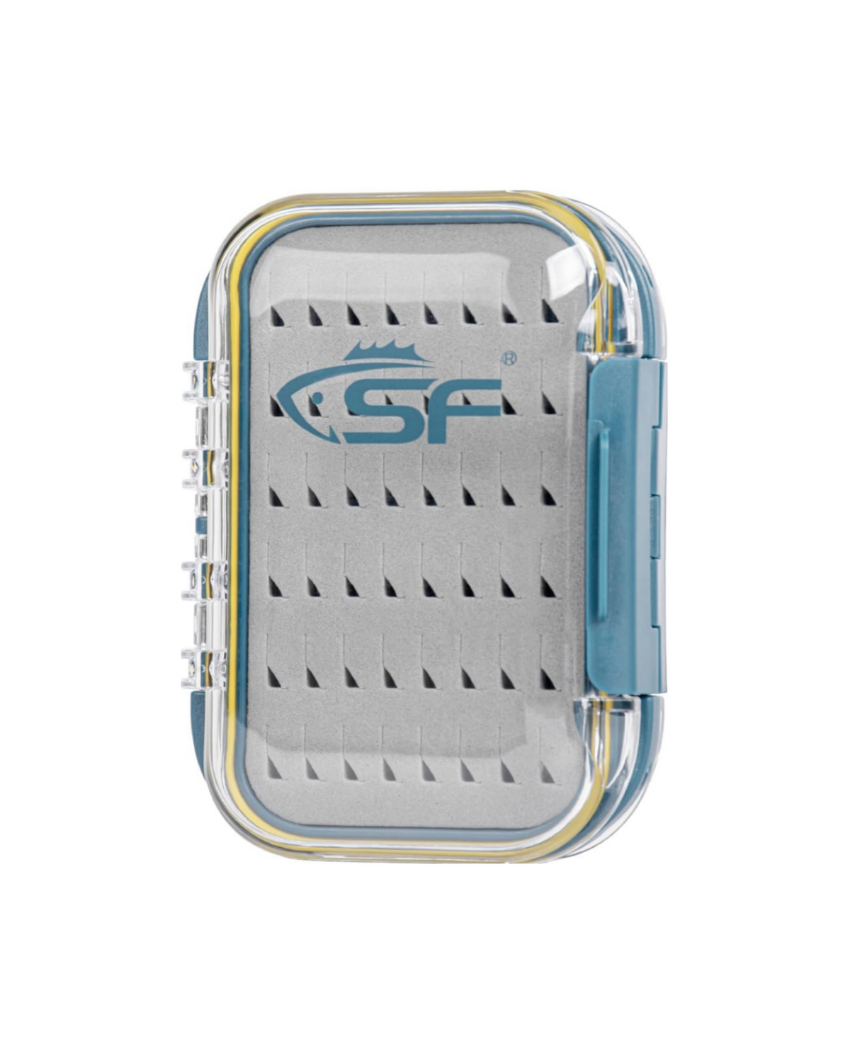 SF Waterproof Fly Box Double Sided Floating Fly Fishing Case Storage For Nymph Wet Dry Fly Flies Easy Grip Foam