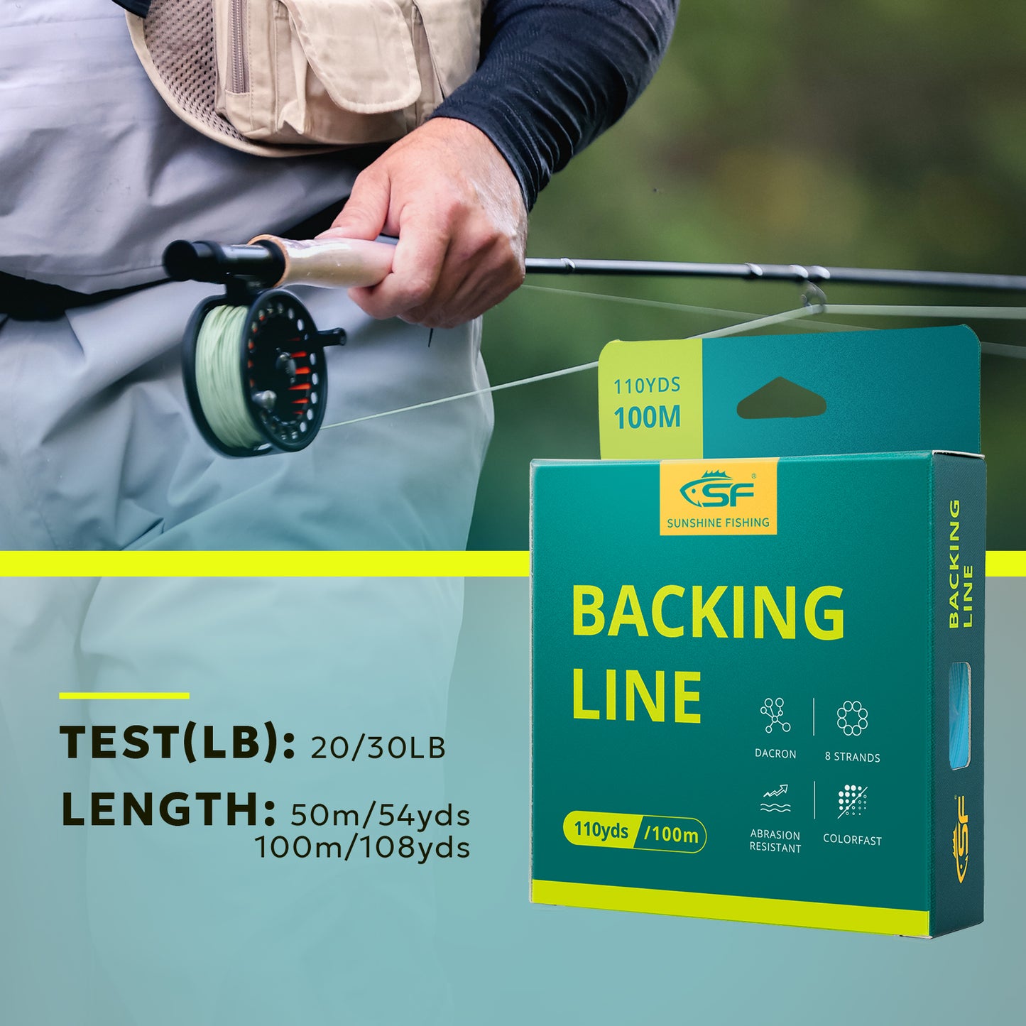 SF Braided Fly Fishing Backing Line