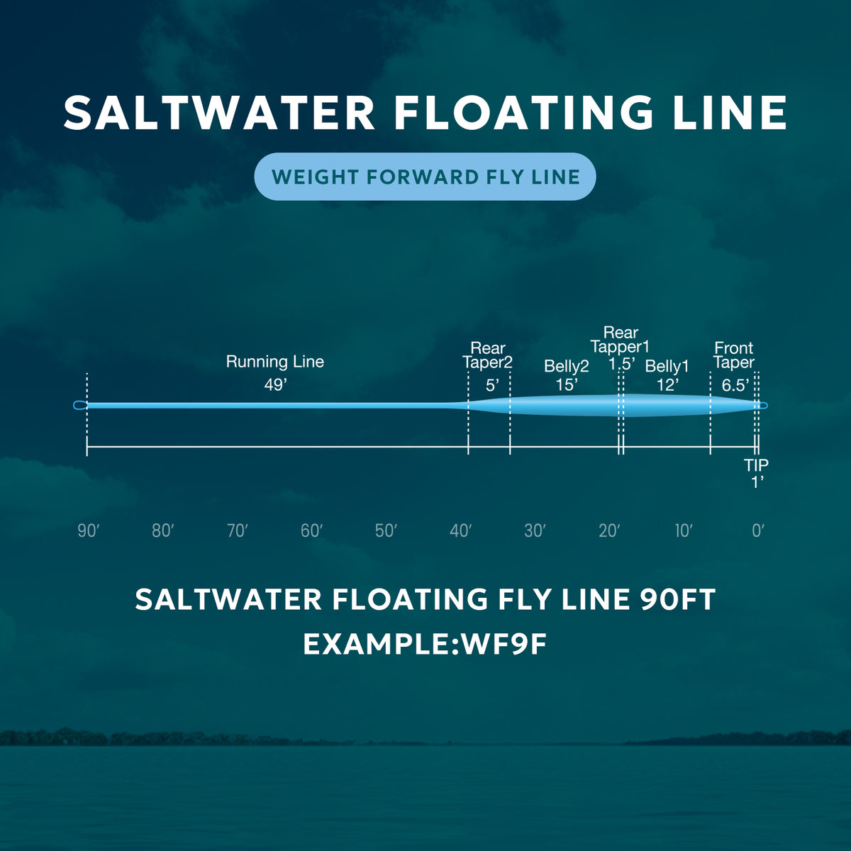 SF Saltwater Fly Line