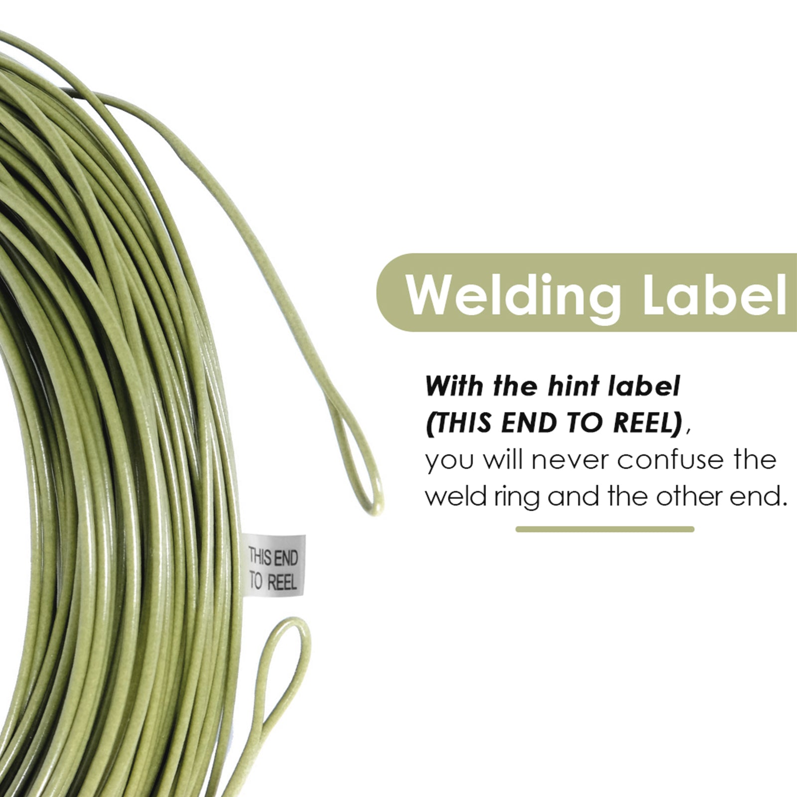 SF Fly Fishing Line Weight Forward Floating Line Welded Loop 100FT Without Spool