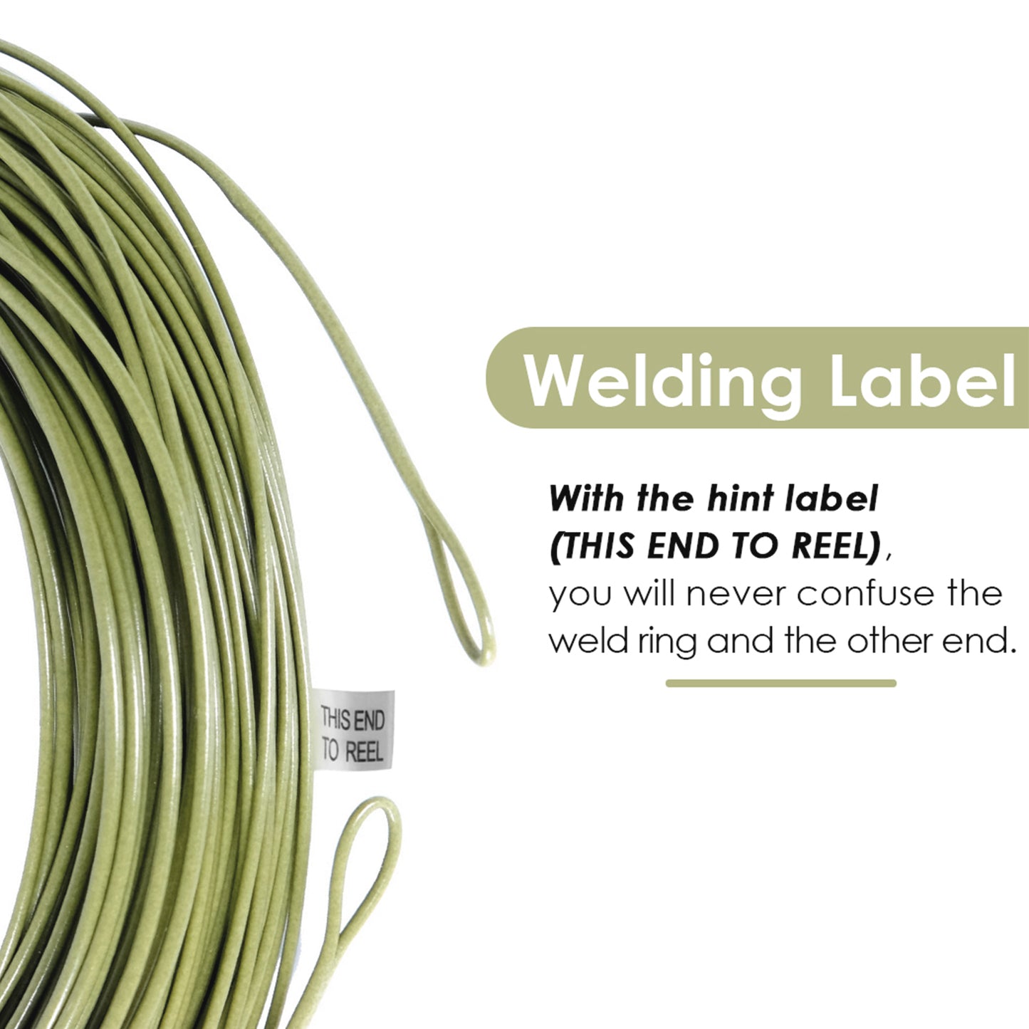SF Fly Fishing Line Weight Forward Floating Line Welded Loop 100FT Without Spool