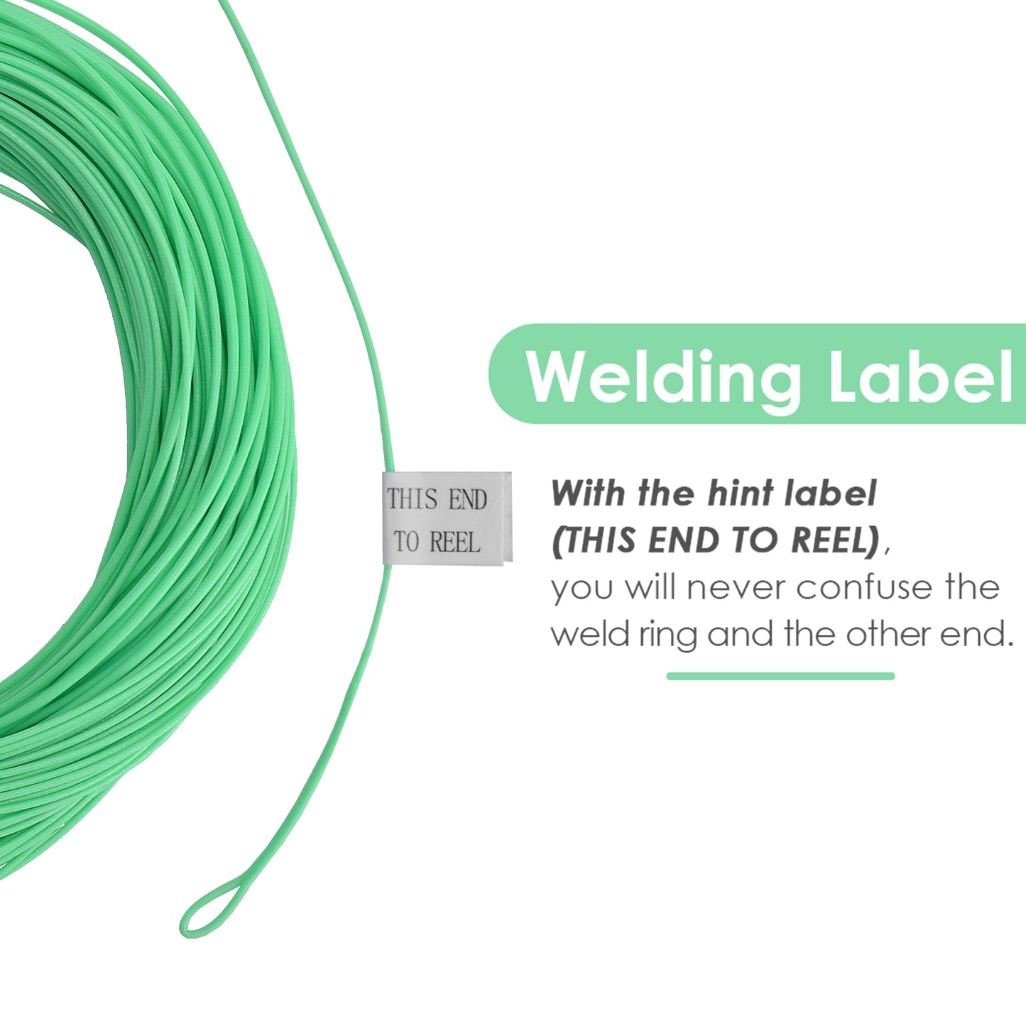 SF Fly Fishing Line Weight Forward Floating Line Welded Loop 100FT Without Spool
