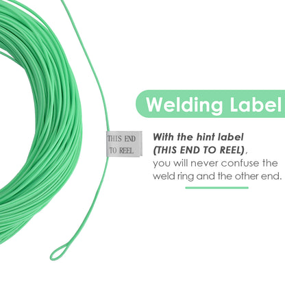 SF Fly Fishing Line Weight Forward Floating Line Welded Loop 100FT Without Spool