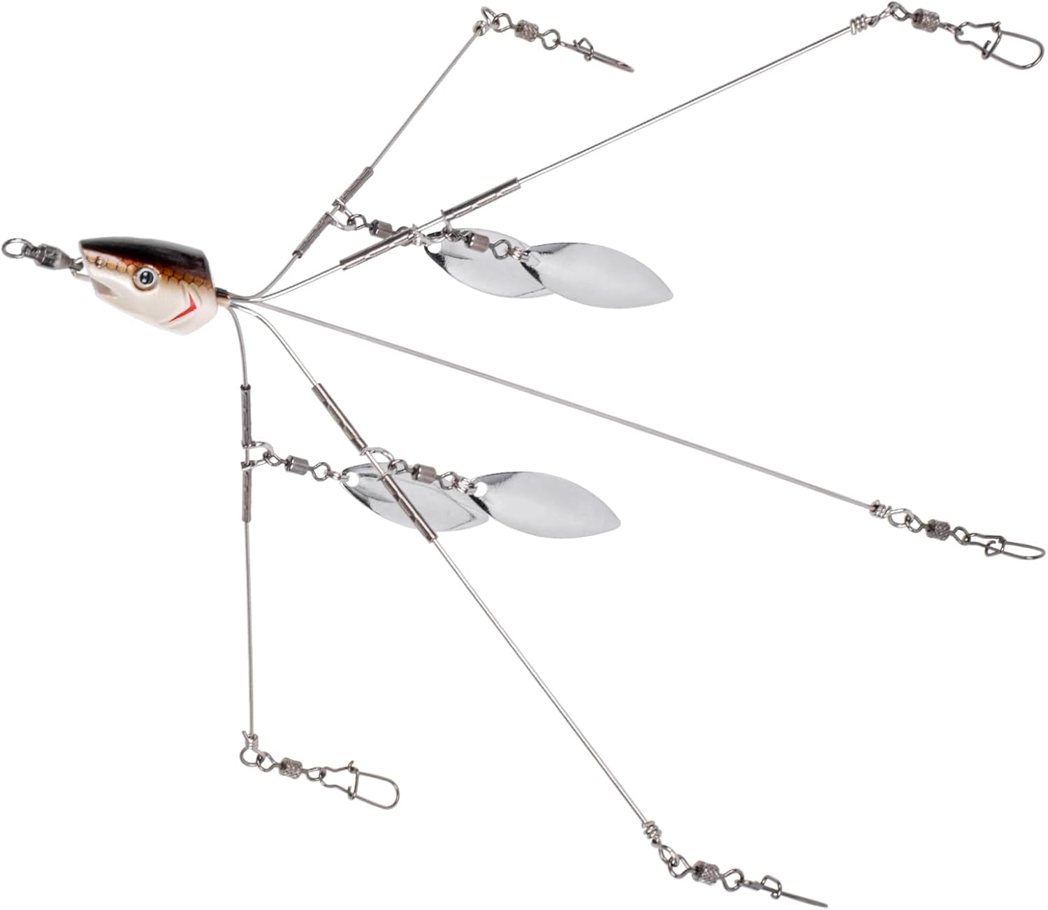 SF 4/8 Blades Alabama Rigs Umbrella Fishing Rigs Lure for Bass Fishing