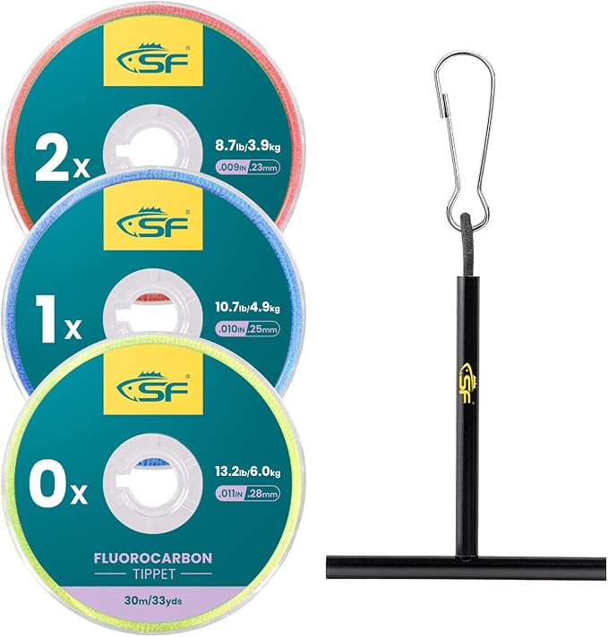 SF Clear Fluorocarbon Fly Fishing Tippet & Leader Line
