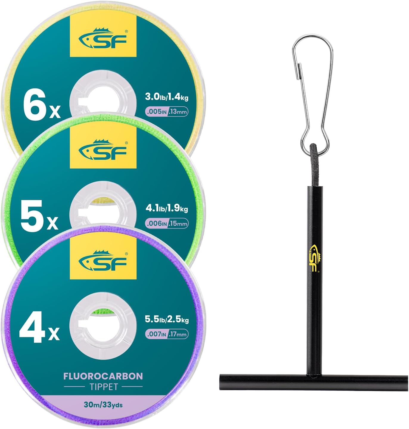 SF Clear Fluorocarbon Fly Fishing Tippet & Leader Line