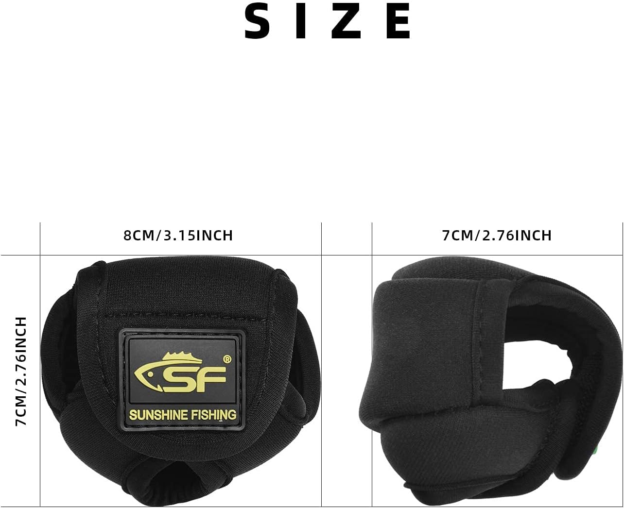 SF Low Profile Casting Baitcast Reels Cover Case Reel Pouch Glove for Fits 50 100 200 300 Series Baitcaster