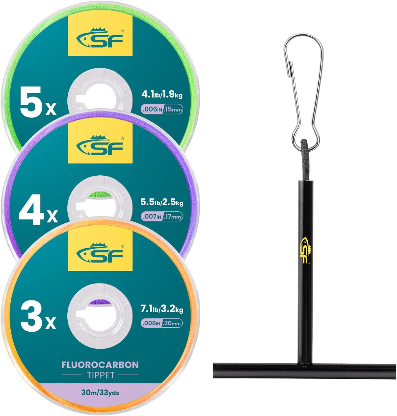 SF Clear Fluorocarbon Fly Fishing Tippet & Leader Line
