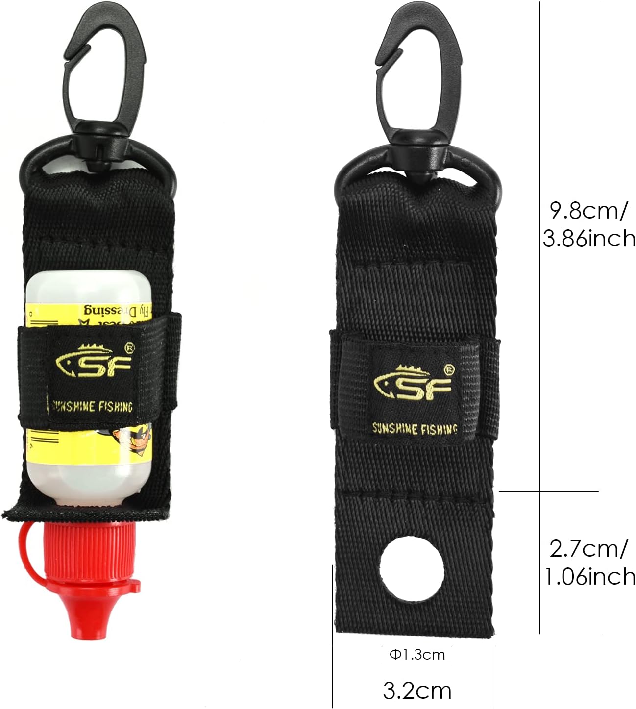 SF Fly Fishing Fly Floatant Bottle Holder 2 Pcs