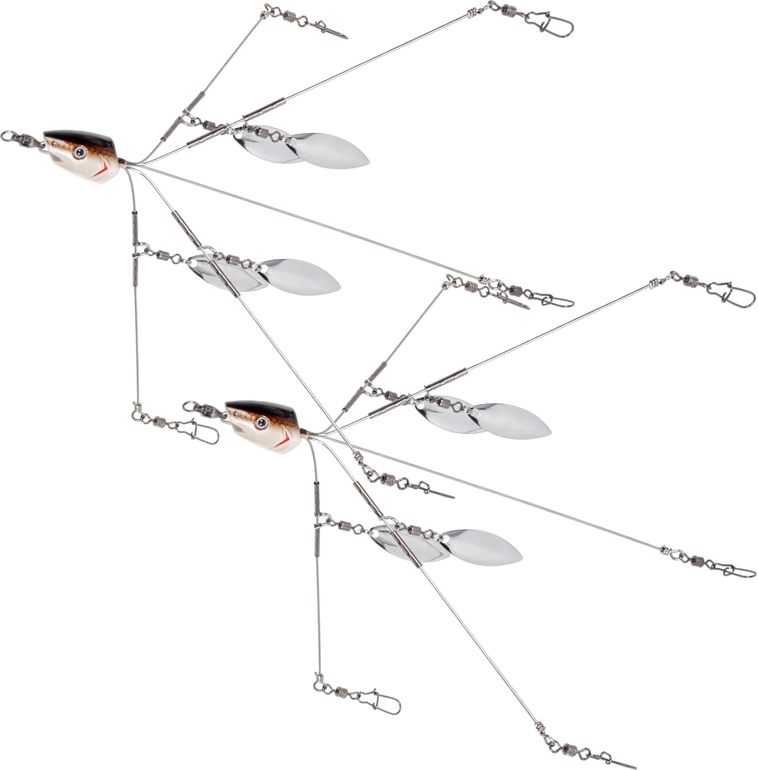 SF 4/8 Blades Alabama Rigs Umbrella Fishing Rigs Lure for Bass Fishing