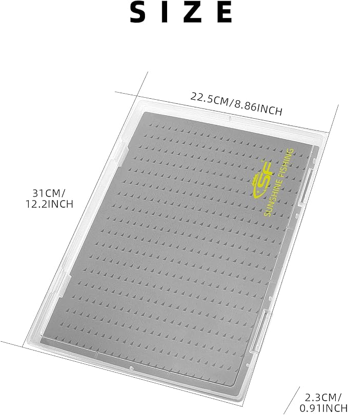 SF Collection Fly Boxes Clear Fly Fishing Box