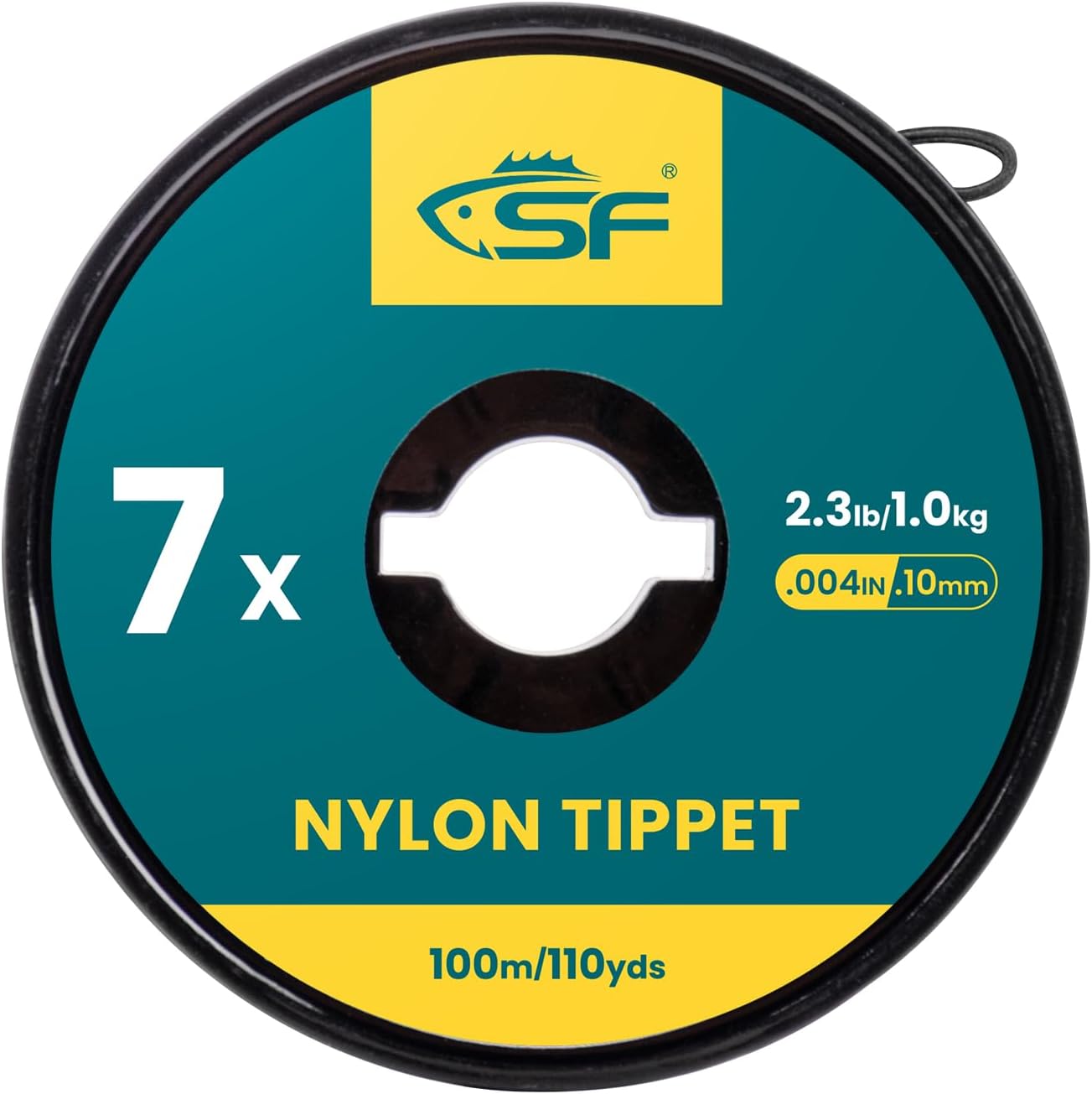SF Clear Nylon Tippet Line with Holder Fly Fishing Tippets Leaders Trout 0X 1X 2X 3X 4X 5X 6X 7X