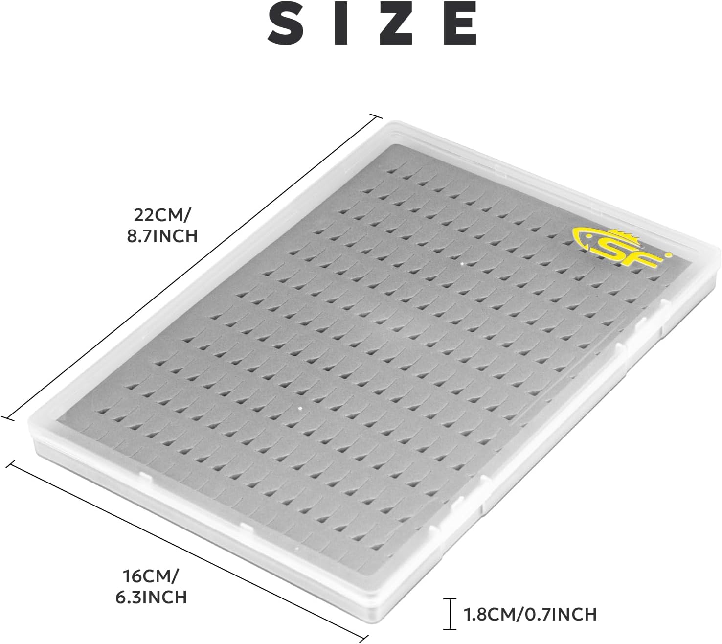 SF Collection Fly Boxes Clear Fly Fishing Box