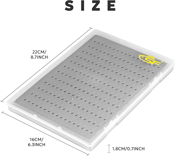 SF Collection Fly Boxes Clear Fly Fishing Box