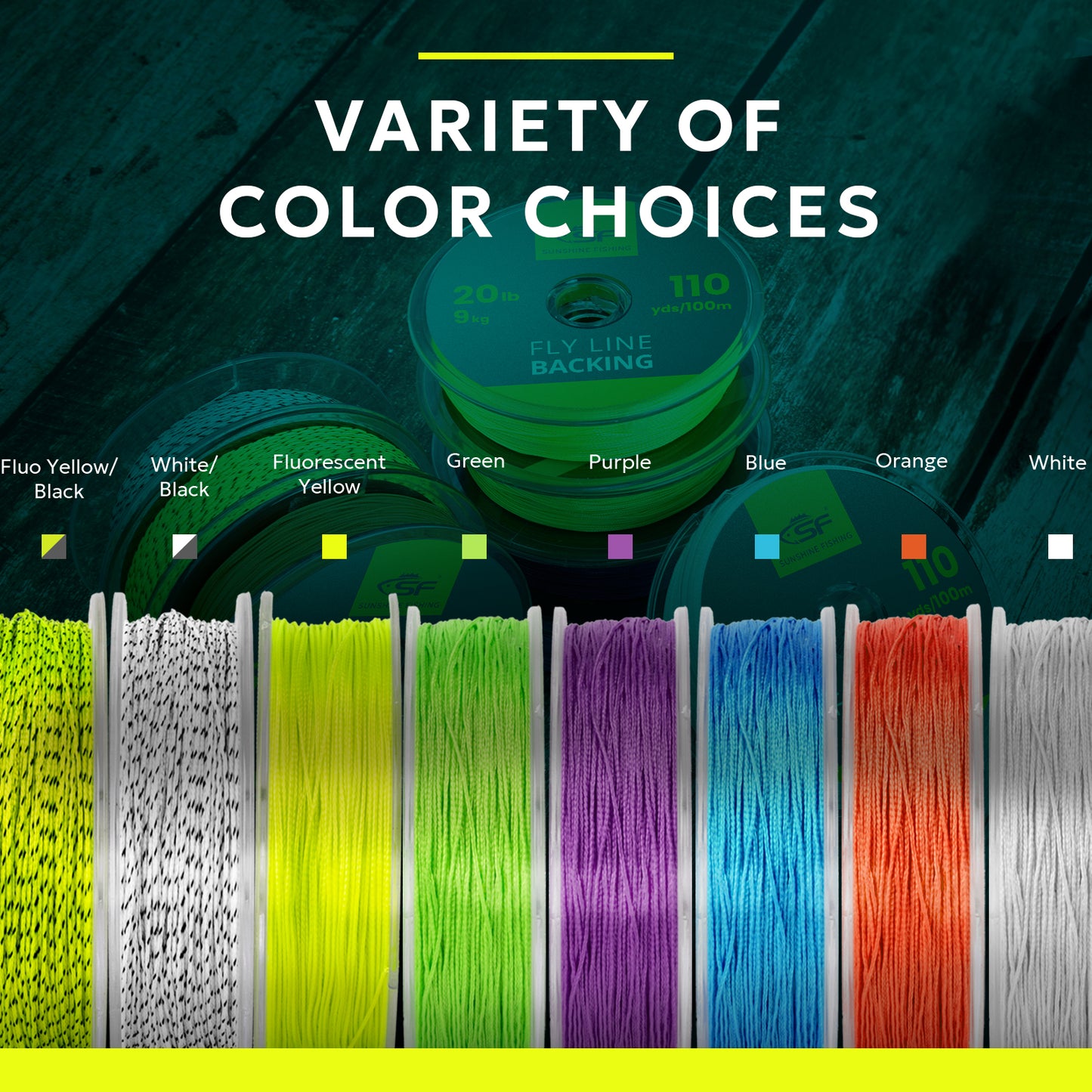 SF Braided Fly Fishing Backing Line