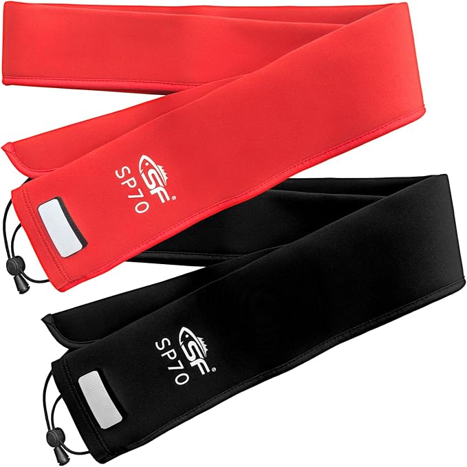 SF Neoprene Fishing Rod Sleeve Rod Cover for Casting, Spinning, Trolling Fishing Rods Protect Cover Floating Rods Storage Case,Hook Resistant