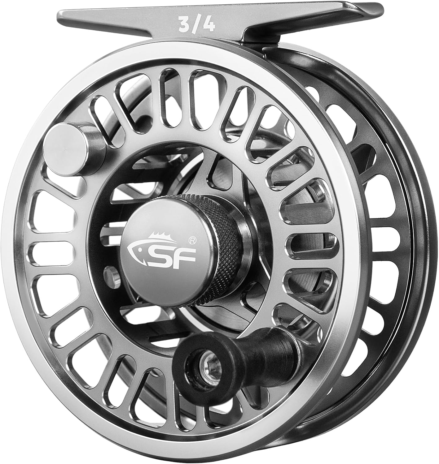 SF SF-003 Pro Fly Fishing Reel for Freshwater,CNC Precision Machining Process,Mid Arbor Design,Smooth Drag System,Lightweight Aluminum Body