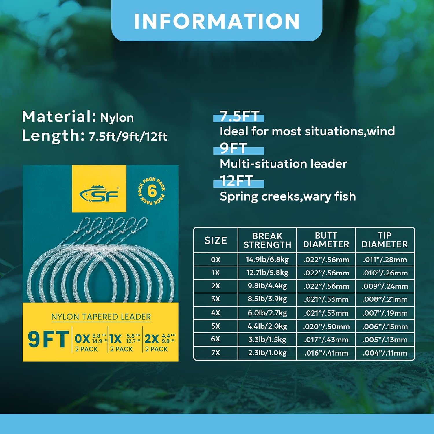 SF Floating WF Fly Fishing Line with Two Welded Loops Freshwater