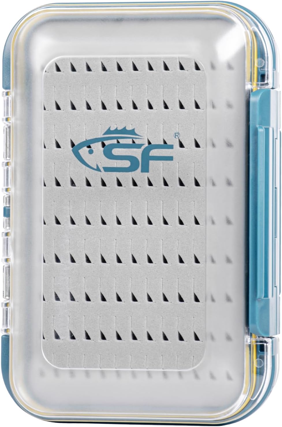 SF Waterproof Fly Box Double Sided Floating Fly Fishing Case Storage For Nymph Wet Dry Fly Flies Easy Grip Foam