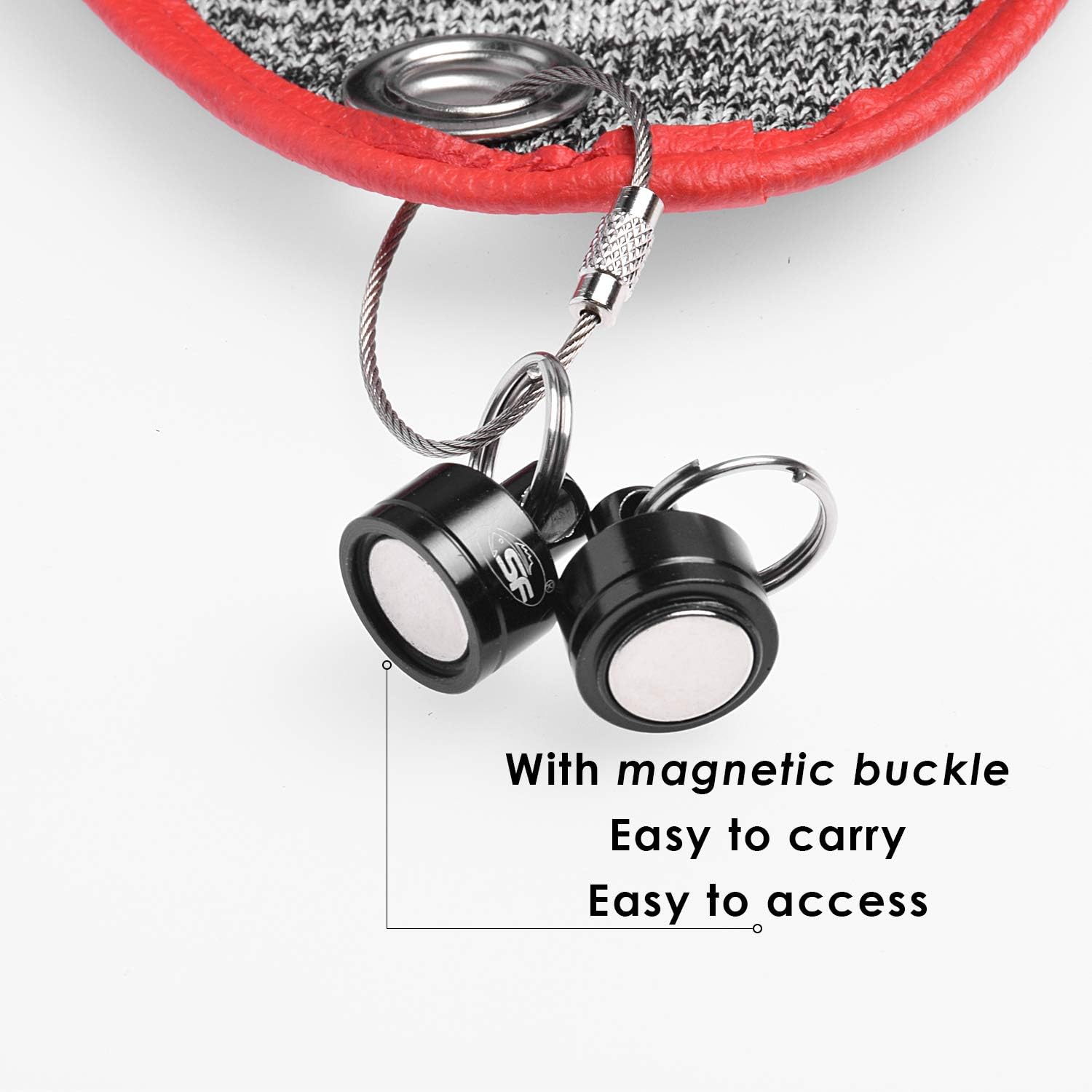 SF Fly Fishing Puncture Proof Gloves with Magnet Release Waterproof Fish Landing Glove Professional