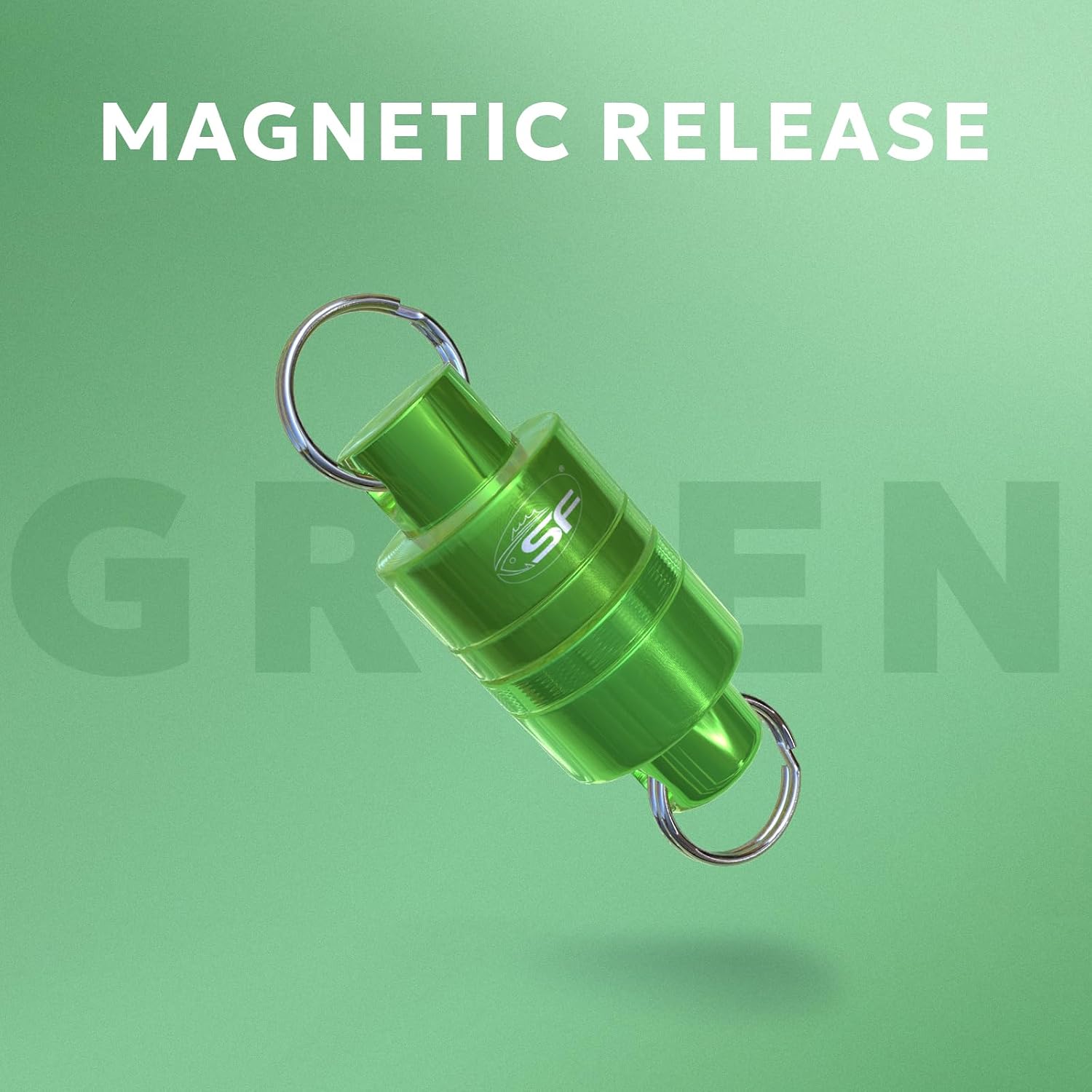 SF Strongest Magnetic Net Release Magnetic Keychain Fly Fishing Net Retractor Magnet Clip Holder Retractor with Retractable Coiled Lanyard Carabiner