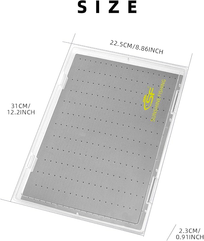 SF Collection Fly Boxes Clear Fly Fishing Box