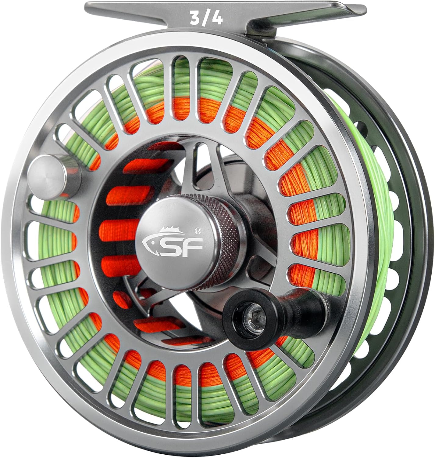 SF SF-003 Pro Fly Fishing Reel for Freshwater,CNC Precision Machining Process,Mid Arbor Design,Smooth Drag System,Lightweight Aluminum Body