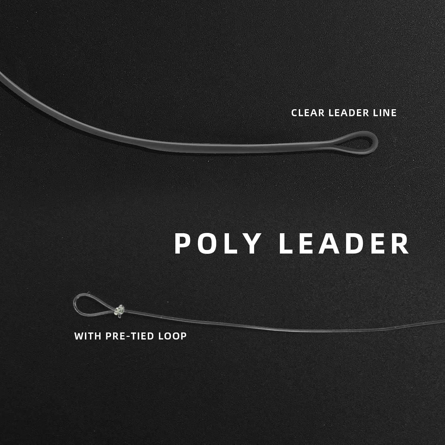 SF Fly Fishing Polyleader Monofilament Core Leader Line Fly Line for 7' Trout and 10' Salmon Poly Leader 7FT/10FT Float Hover Intermediate 3/5/7IPS