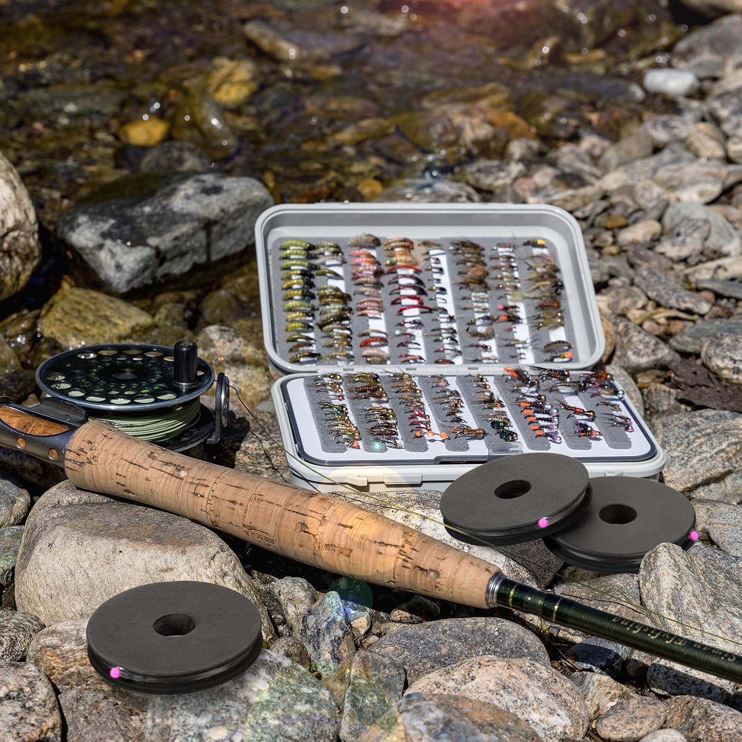 SF Pre-Tied Loop Fly Fishing Tapered Leader Nylon Clear Trout Freshwater Saltwater Bonefish Permit Bass Salmon Steelhead 7.5FT 9FT 10FT 12FT 15FT 0X 1X 2X 3X 4X 5X 6X 7X