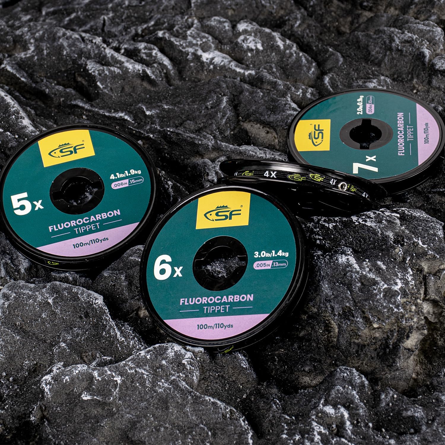 SF Clear Fluorocarbon Fly Fishing Tippet & Leader Line
