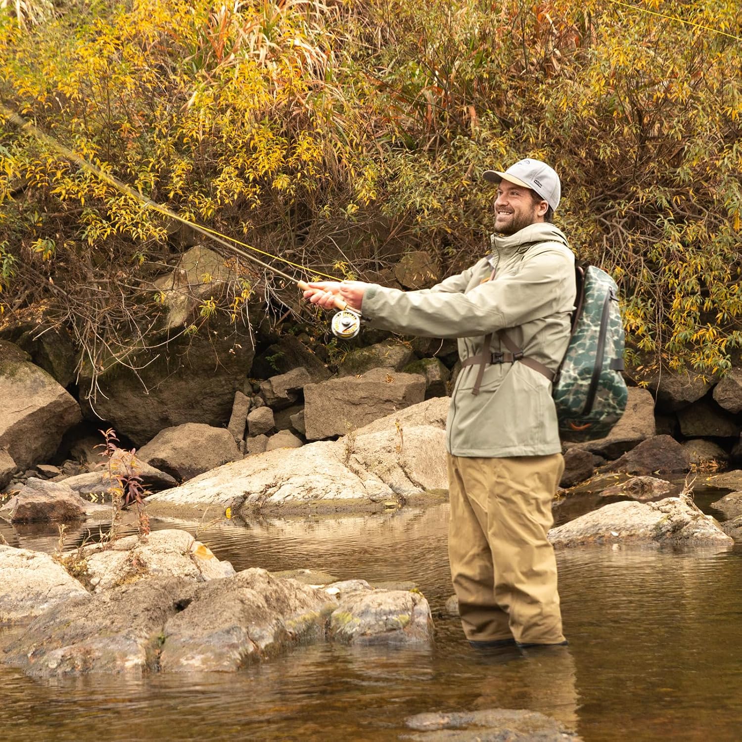 SF SF-005MP Sections Fly Fishing Rod Medium-Fast Action 9 FT