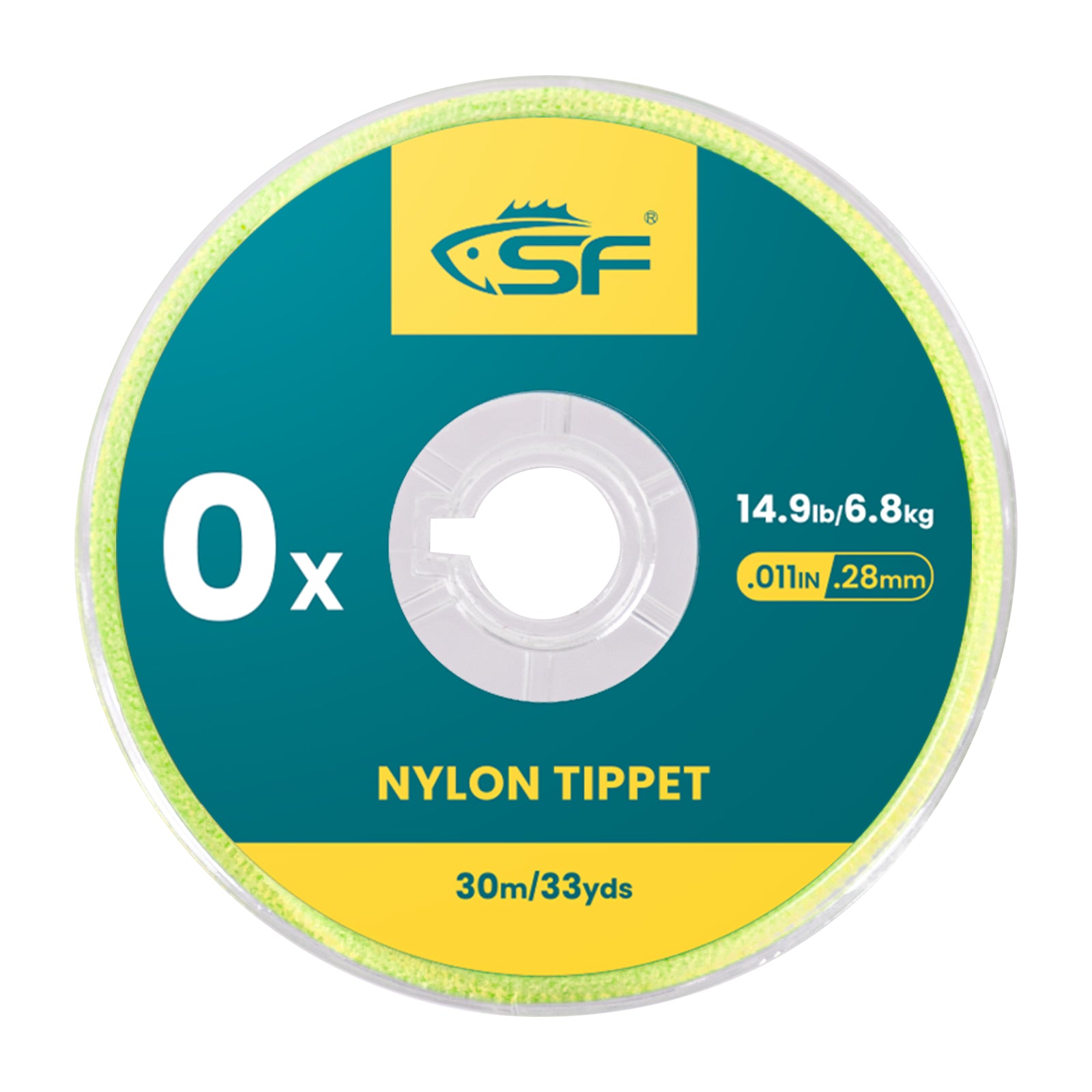 SF Clear Nylon Tippet Line with Holder Fly Fishing